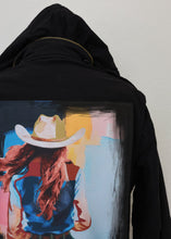 Load image into Gallery viewer, Reborn Barn Jacket - Riding Cowgirl Black
