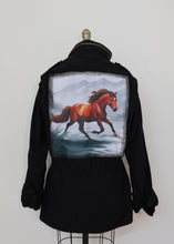 Load image into Gallery viewer, Reborn Barn Jacket - Red Horse Black
