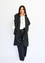 Load image into Gallery viewer, Malta Cape Vest - Black/White Checkered
