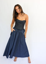 Load image into Gallery viewer, Colonna Skirt - Dark Denim
