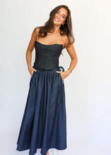 Load image into Gallery viewer, Colonna Skirt - Dark Denim
