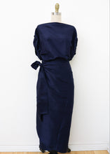 Load image into Gallery viewer, Ipanema Skirt - Navy Silk
