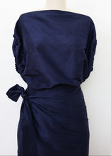 Load image into Gallery viewer, Ipanema Skirt - Navy Silk

