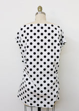 Load image into Gallery viewer, Ostuni Top - Black Dots
