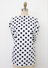 Load image into Gallery viewer, Ostuni Top - Navy Dots
