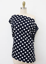 Load image into Gallery viewer, Ostuni Top - Navy/White Dots

