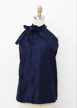 Load image into Gallery viewer, San Lucas Top - Navy Silk
