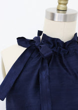 Load image into Gallery viewer, San Lucas Top - Navy Silk
