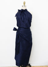 Load image into Gallery viewer, Ipanema Skirt - Navy Silk
