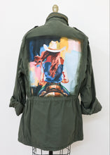 Load image into Gallery viewer, Reborn Barn Jacket - Riding Cowgirl Green
