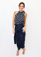 Load image into Gallery viewer, Ipanema Skirt - Navy Silk
