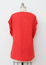 Load image into Gallery viewer, Ostuni Top - Coral Red
