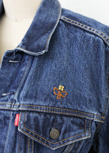 Load image into Gallery viewer, Reborn Denim Jacket - Tan/Red

