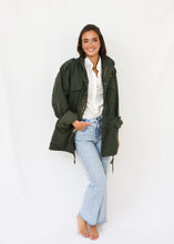 Load image into Gallery viewer, Reborn Barn Jacket - Green/Brown Floral
