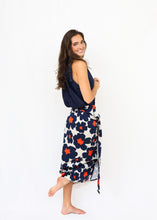 Load image into Gallery viewer, Ipanema Skirt Dark Blue Floral

