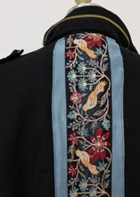 Load image into Gallery viewer, Reborn Barn Jacket SS - Black/Blue Floral
