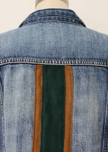 Load image into Gallery viewer, Reborn Denim Jacket SS - Brown/Green

