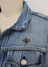 Load image into Gallery viewer, Reborn Denim Jacket SS - Dark Brown/Green
