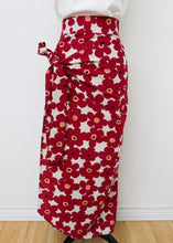 Load image into Gallery viewer, Ipanema Skirt Raspberry Pink Floral - Japanese Cotton

