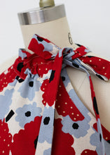 Load image into Gallery viewer, San Lucas Top - Red Floral - Japanese Cotton
