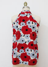 Load image into Gallery viewer, San Lucas Top - Red Floral - Japanese Cotton
