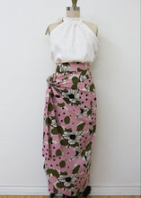 Load image into Gallery viewer, Ipanema Skirt Blush Pink Floral - Japanese Cotton
