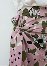 Load image into Gallery viewer, Ipanema Skirt Blush Pink Floral - Japanese Cotton
