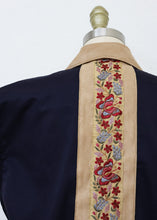 Load image into Gallery viewer, The Reborn Vest Jacket - Navy/Khaki Floral
