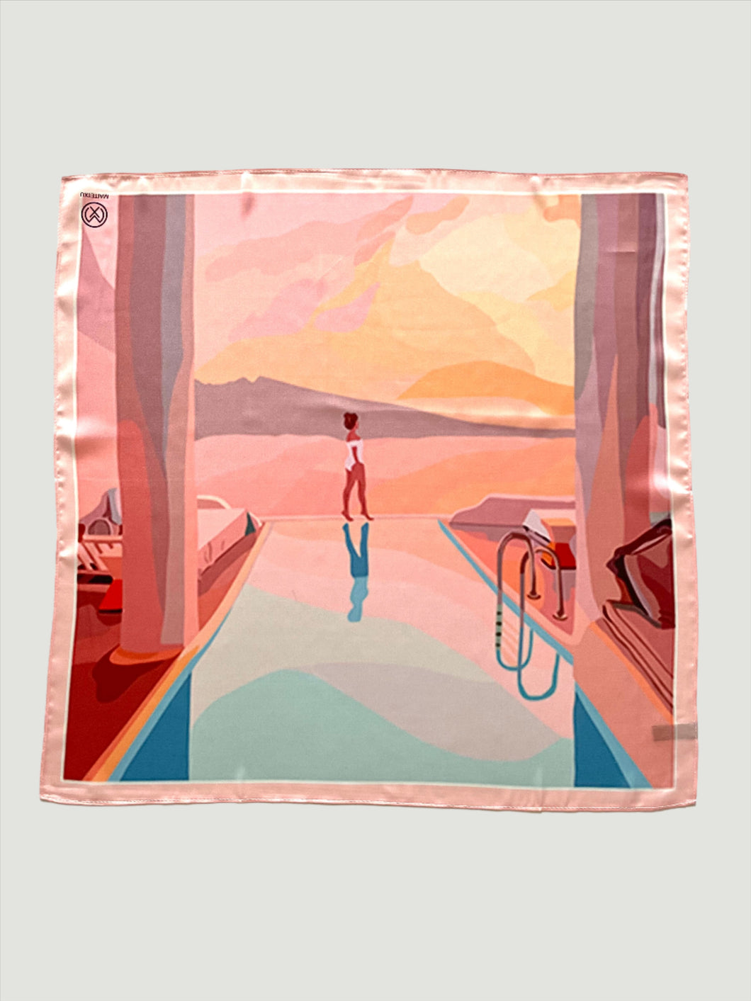 Bermeo Scarf - Lady at the Pool