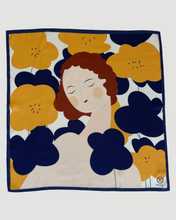 Load image into Gallery viewer, Bermeo Scarf - Yellow Flower
