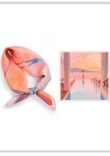 Load image into Gallery viewer, Bermeo Scarf - Lady at the Pool
