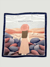 Load image into Gallery viewer, Bermeo Scarf - Girl on the Rocks
