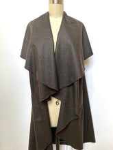 Load image into Gallery viewer, Malta Cape Vest - Chocolate Brown
