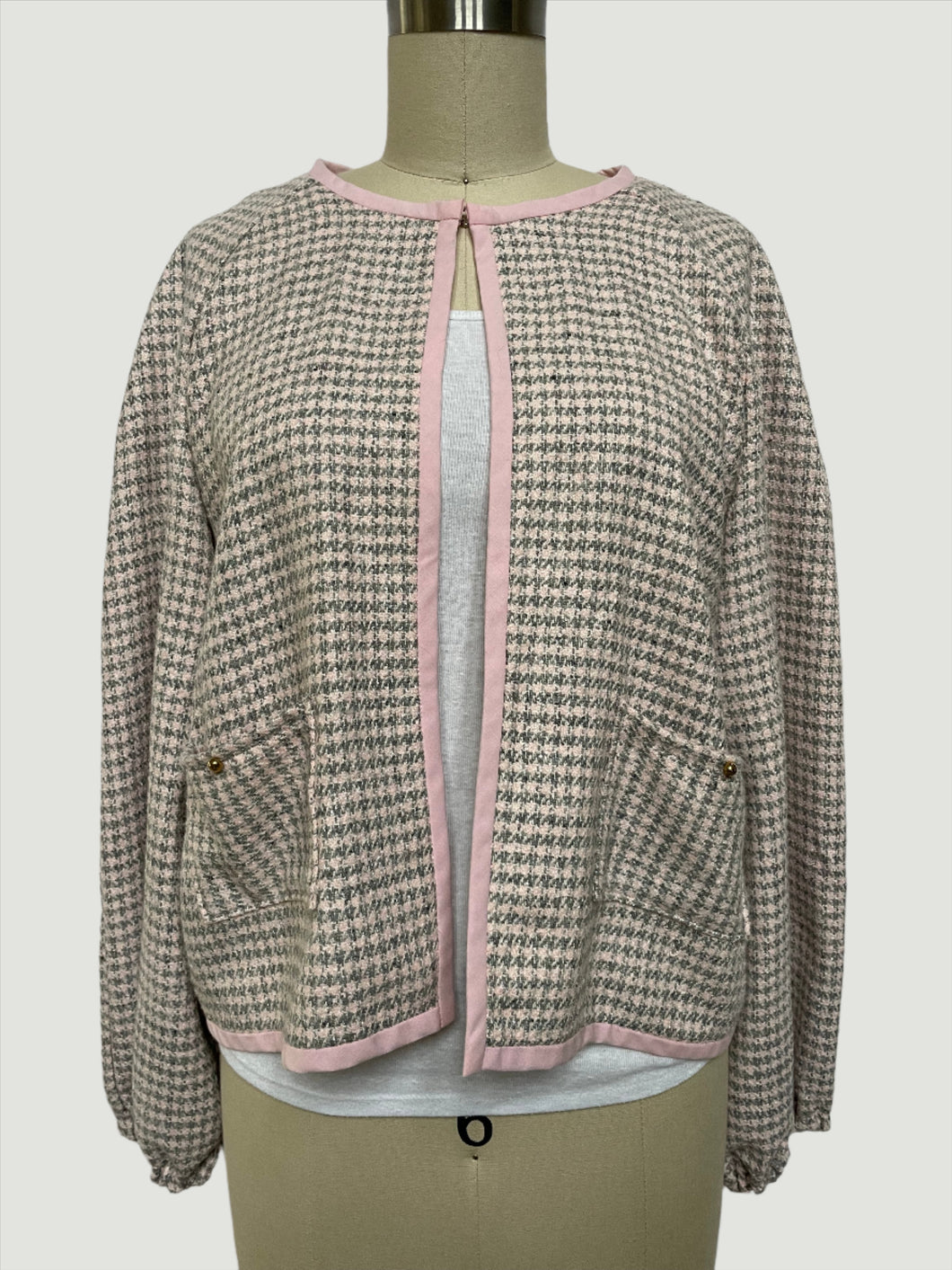 Biarritz Top - Pink/Beige