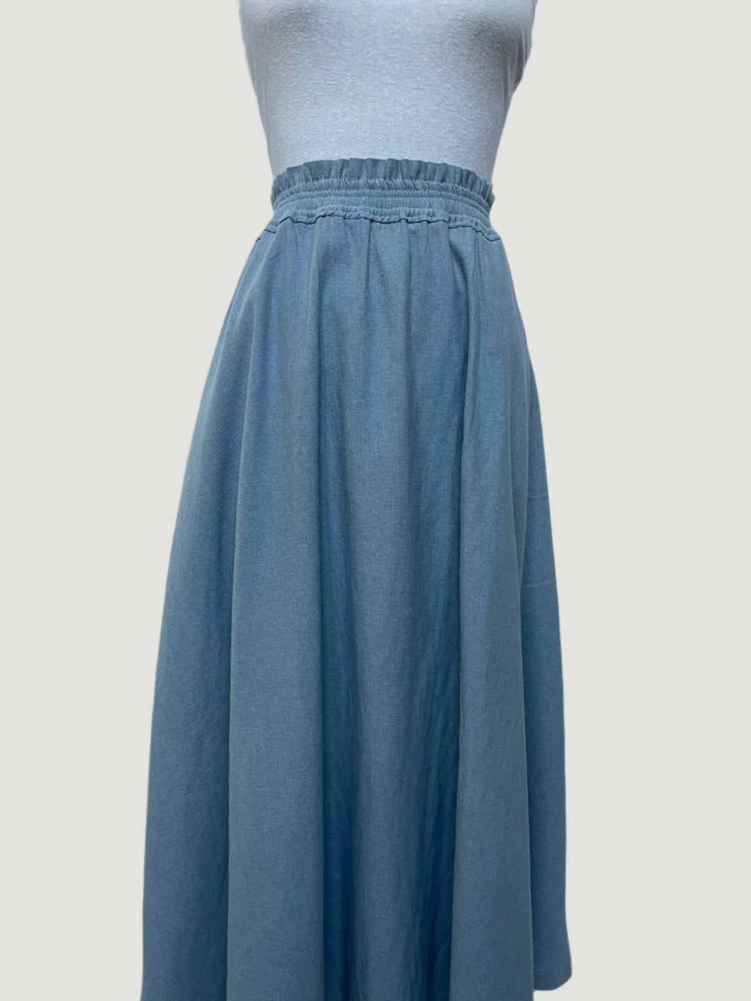 Bayonne Skirt Light Denim