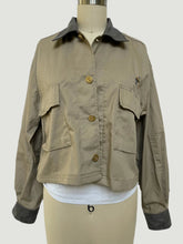 Load image into Gallery viewer, The #5 Reborn Jacket Khaki Cropped
